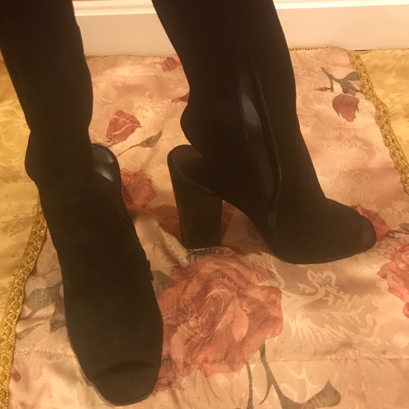 Aldo Shoes - Aldo Thigh high open toe boots